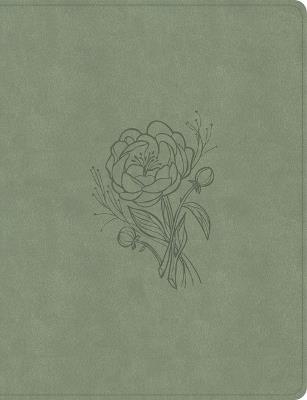 KJV Notetaking Bible, Large Print Edition, Sage Suedesoft Leathertouch - Holman Bible Publishers - cover