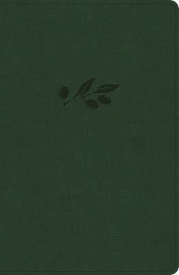 CSB Personal Size Giant Print Bible, Olive Leathertouch - Csb Bibles by Holman - cover