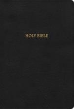 NASB Super Giant Print Reference Bible, Black Leathertouch, Indexed