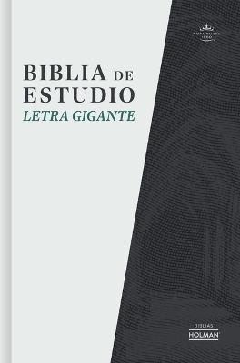 Rvr 1960 Biblia de Estudio Letra Gigante, Tapa Dura - cover