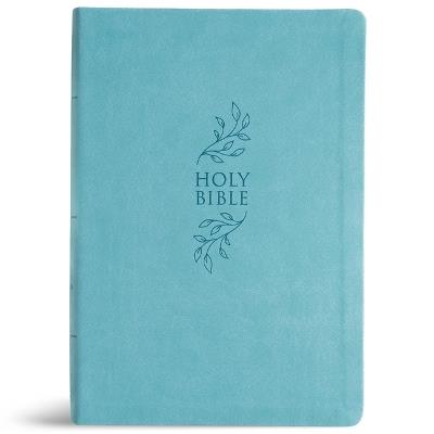 KJV Super Giant Print Reference Bible, Value Edition, Blue Leathertouch - cover