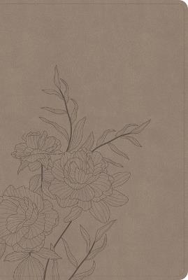 CSB Large Print Thinline Bible, Digital Study Edition, Earth Suedesoft Leathertouch - Csb Bibles by Holman - cover