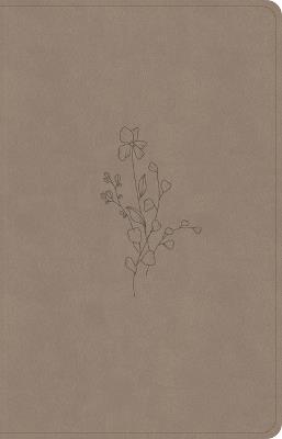 CSB Thinline Reference Bible, Digital Study Edition, Earth Suedesoft Leathertouch - Csb Bibles by Holman - cover