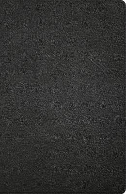 CSB Large Print Personal Size Reference Bible, Optimal Type, Digital Study Edition, Black Genuine Leather - Csb Bibles by Holman - cover