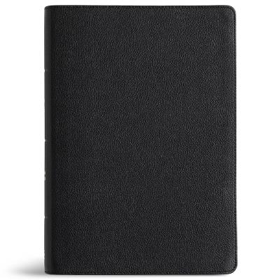 CSB Super Giant Print Reference Bible, Optimal Type, Digital Study Edition, Black Genuine Leather - Csb Bibles by Holman - cover