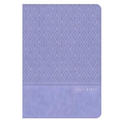 CSB Giant Print Reference Bible, Optimal Type, Digital Study Edition, Lavender Leathertouch - Csb Bibles by Holman - cover