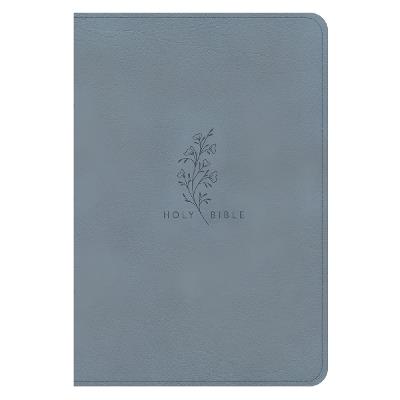 CSB Giant Print Reference Bible, Optimal Type, Digital Study Edition, Weathered Blue Leathertouch - Csb Bibles by Holman - cover