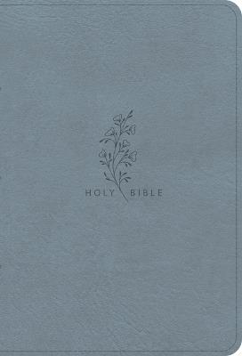 CSB Giant Print Reference Bible, Optimal Type, Digital Study Edition, Weathered Blue Leathertouch, Indexed - Csb Bibles by Holman - cover