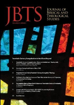 Journal of Biblical and Theological Studies, Issue 8.1 - cover