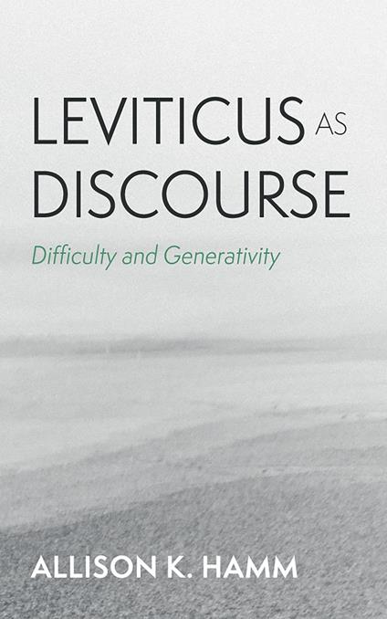 Leviticus as Discourse
