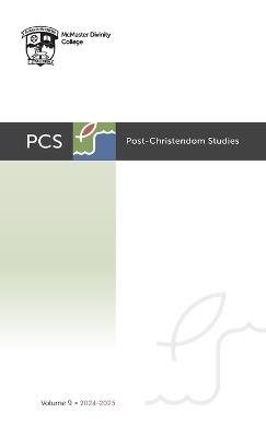 Post-Christendom Studies: Volume 9 - cover