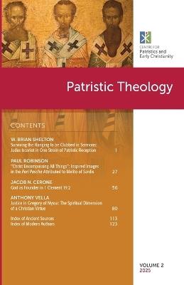 Patristic Theology, Volume 2 - cover