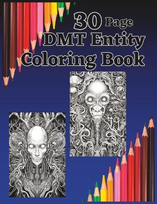 30 Page DMT Entity Coloring Book - Print Listings - cover
