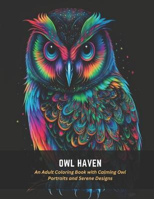 Owl Haven: An Adult Coloring Book with Calming Owl Portraits and Serene Designs GN10739
