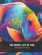 The Secret Life of Fish: Coloring Book for Adults