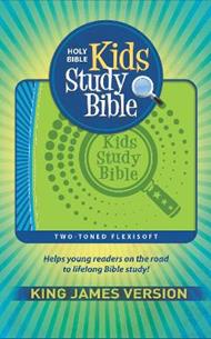 KJV Kids Study Bible (Flexisoft, Green/Blue, Red Letter): King James Version Kids, Flexisoft, Green/blue, Red Letter, Study Bible