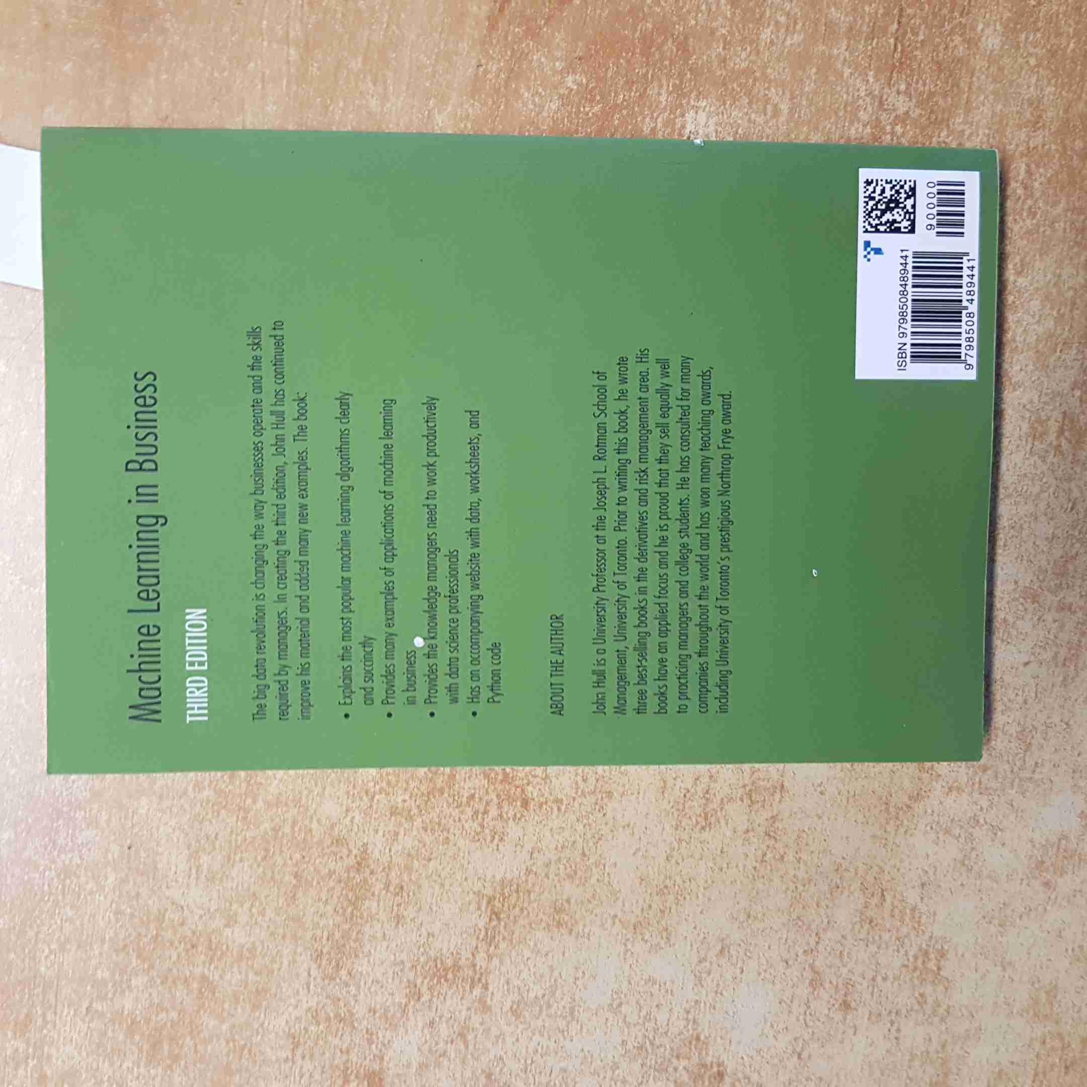 Machine Learning in Business: An Introduction to the World of Data Science