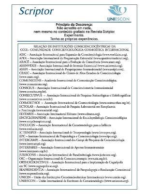 Scriptor: Ano 10, N. 10, 2019 - Ana (Editora) Seno - cover