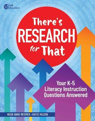 There's Research for That: Your K-5 Literacy Instruction Questions Answered - Heidi Anne Mesmer,Katie Hilden-Clouse - cover