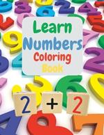 Learn Numbers: Coloring Book