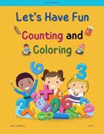 MATH Let's Have Fun Counting and Coloring: Early learners intro to math concepts