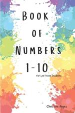 Book of Numbers 1-10: For Low Vision Students