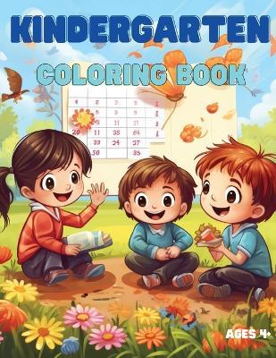Kindergarten Coloring Book: Bilingual English/Spanish - Kimberly Reyes - cover