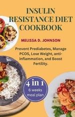 Insulin Resistance Diet Cookbook: Prevent Prediabetes, Manage PCOS, Lose Weight, anti-inflammation, and Boost Fertility. Bonus: A 6-week Meal Plan for all with recipes