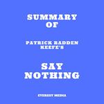 Summary of Patrick Radden Keefe's Say Nothing