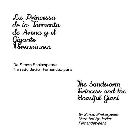 La Princessa de la Tormenta de Arena y el Gigante Presuntuoso
