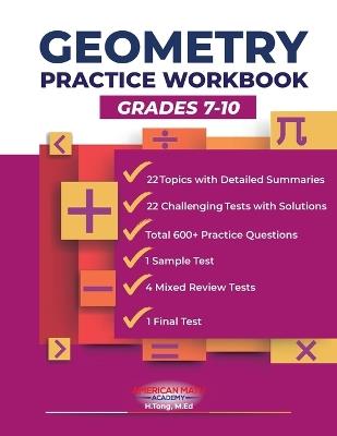 Geometry Practice Workbook - American Math Academy - cover