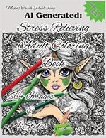 AI Generated FANTASY: Stress Relieving Adult Coloring Book: AI Coloring Book of Wizards, Elves, Dragons & More