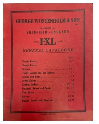 Wostenholm I*XL General Catalogue: Post 1900 - Grace Horne - cover