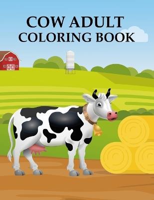 Cow Adult Coloring Book - Mosharaf Press - cover
