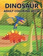 Dinosaur Adult Coloring Book