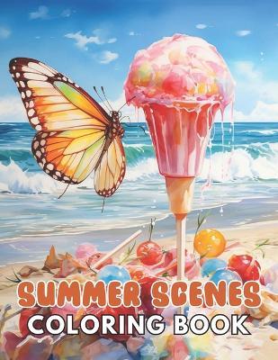Summer Scenes Coloring Book: High Quality and Unique Colouring Pages - Alan Tom - cover