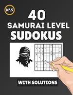 Sudoku Samurai: Advanced Sudokus for Experts