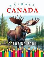 Canada Animals Coloring Book: For Adults & Children