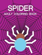 Spider Adult Coloring Book
