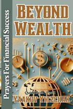 Beyond Wealth Prayers For Financial Success Quick Read Part 1: Blue Gold Aesthetic Abstract Minimalistic Glitter Cover Art Design