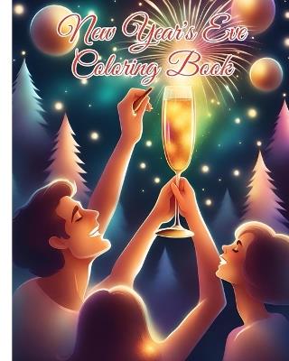 New Year's Eve Coloring Book For Kids: Festive New Year Celebrations Coloring Pages for Adults, Teens, Women and Men - Thy Nguyen - cover