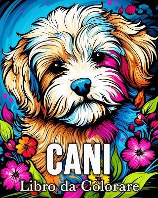 Cani Libro da Colorare: 50 Immagini Carine per Alleviare lo Stress e Rilassarsi - Mandykfm Bb - cover