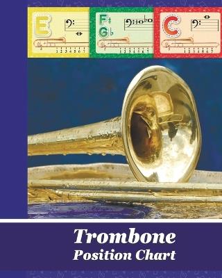 Trombone Position Chart: Trombone Fingering Chart (Brass Fingering Charts) - Helen Winter - cover