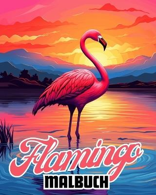 Flamingo-Malbuch: 30 schöne Illustrationen von Flamingos für Erwachsene - James Huntelar - cover