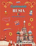 Explorando Rusia - Libro cultural para colorear - Dise?os creativos de s?mbolos rusos: Iconos de la cultura rusa se mezclan en un incre?ble libro para colorear