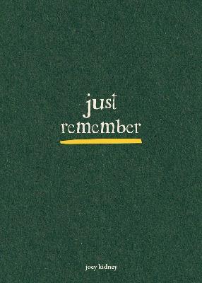 Just Remember - Joey Kidney - cover