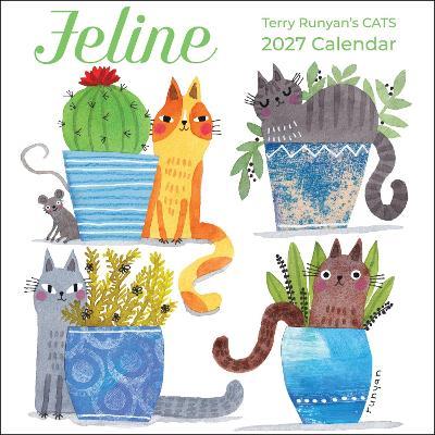 Feline 2027 Wall Calendar - Terry Runyan - cover