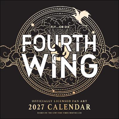 Fourth Wing Officially Licensed Fan Art 2027 Wall Calendar - Entangled Publishing, LLC - cover