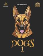 Dogs: Animals Coloring Book