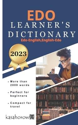 Edo Learner's Dictionary - Kasahorow - cover